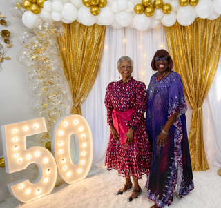 Dr. Bettye Knighton and Myrtle Newbold