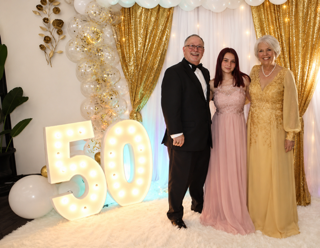 The Donnallys with their granddaughter, Nevaeh
