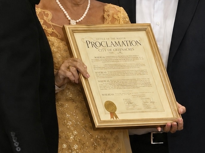 Our City of Greencres Proclamation