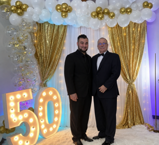Dr. Donnally and grandson, Billy Fritsch IV