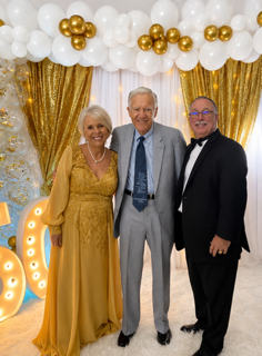 Board Member Dillard Feltner with the Donnallys