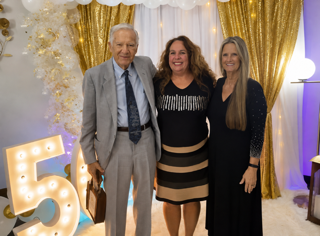Dillard Feltner, Kelly Castoro and Sharon (Donnally) Leed